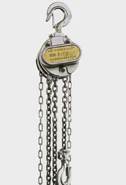 飲料加工廠設備維修使用不銹鋼手拉葫蘆的好處